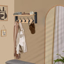 Sorbus Coat Hooks Wall Mount with Shelf – 24 Inch Coat Rack Wall Mount with 5 Heavy Duty Hooks – Floating Wall Shelf with Hooks for Entryway, Bathroom, Bedroom, Kitchen, or Mudroom (Maple Wood) by CozyNest Decor