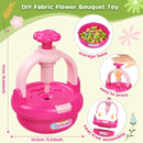 TingingYuli Arts and Crafts Kit for Kids Ages 4-8,Flower Bouquet Toys,DIY Flower Market Toys,Build Your Bouquet,Educational Christmas Birthday Gifts for 3 4 5 6 7 8 9 Year Old Girls-Rose by TinyTreasures Baby Boutique
