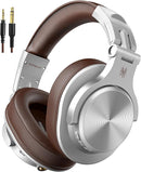 OneOdio A70 Bluetooth Over Ear Headphones, Wireless Headphones w/ 72H Playtime, Hi-Res, 3.5mm/6.35mm Wired Audio Jack for Studio Monitor & Mixing DJ E-Guitar AMP, Computer Laptop PC Tablet - Silver by TinyTreasures Baby Boutique