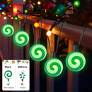 Ultimate Unicorn Christmas Pathway Lights, Green Peppermint LED Lollipop Lights for Outdoor Decoration, With Stakes for Yard, Sidewalk, Garden, Rooftop by GreenHaven Gardens