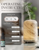Aromatherapy Diffuser – Ultrasonic Essential Oil Diffuser, Health Night Light, Timer & Auto Shut-Off, BPA-Free, 120ml Diffusers for Home, Office, or Spa by TinyTreasures Baby Boutique