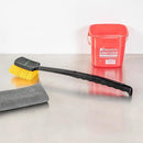 Restaurantware-Clean Tek Professional 20.47 Inch Utility Brush, 1 Heavy-Duty Scrub Brush - Plastic Bristles, Ergonomic Handle, Black Plastic Cleaning Scrub, Ideal for Indoor and Outdoor Cleaning by CozyNest Decor