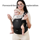 SUNVENO Baby Carrier for Newborn to Toddler – CPC-Certified Breathable Mesh Hip Seat Carrier, Supports 7-45 lbs for Front & Back Carry with Adjustable Waistband, All-Season, Black by TinyTreasures Baby Boutique
