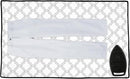 Encasa Homes Ironing Mat/Pad (Large 48"x28") with 3mm Padding & Silicone Iron Rest for Steam Pressing on Tabletop or Bed - Heat Resistant, Portable, Quilting & Travel Blanket - White Tiles by CozyNest Decor