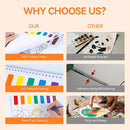 PIRIE Paint with Water Coloring Books for Kids,Watercolor Painting Sets Painting Activity for Kids Ages 3 4 5 6 7 8+,Birthday Gifts Arts & Crafts Toy (Animal) by TinyTreasures Baby Boutique