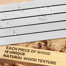 Floating Wall Shelves 2-Pack - 36-Inch Rustic White Wooden Shelves for Storage and Décor, Easy Installation for Living Room, Bedroom, and Kitchen by CozyNest Decor