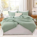 Litanika Comforter Full Size Set Sage Green, 3 Pieces Lightweight Bed Set, Solid Bedding Comforters Sets, Soft All Season Down Alternative Quilt Blanket by CozyNest Decor