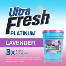 Ultra Fresh Platinum Fabric Softener for Laundry up to 640 Loads, Lavender, 5 Gallons - Fabric Odor Remover to Wash Clothes and Sheets by CozyNest Decor