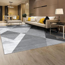 HOMFINE Washable Modern Area Rug - Geometric Style 6x9 Rugs for Living Room, Bedroom, Machine Washable Rug Soft Non Slip Non Shedding Area Rug - Grey, 6'x9' by TinyTreasures Baby Boutique