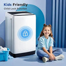 1.0 Cu.ft Portable Washing Machine for Home & Apartment, Full-Automatic Clothes Washer with 6 Water Level & 10 Wash Cycles, Drain Hose Included, White by CozyNest Decor