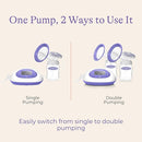 Lansinoh Signature Pro Double Electric Breast Pump, Portable with LCD Display, 3 Power Options, Includes 25mm Flanges, 2 Baby Bottles with 1 Slow Flow Bottle Nipple, and Carry Bag by TinyTreasures Baby Boutique