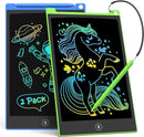TECJOE 2 Pack LCD Writing Tablet, 10 Inch Colorful Doodle Board Drawing Tablet for Kids, Kids Travel Learning Toys Christmas Birthday Gifts for 3 4 5 6 Year Old Boys and Girls Toddlers by TinyTreasures Baby Boutique
