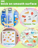 Benresive Reusable Sticker Book for Toddlers 2-4 Years, Fun Travel Stickers for Kids, Waterproof Sticker Books for Toddlers 1-3, Crafts Activities for Todddlers 1-3 2-4 3-5 - Kitchen by TinyTreasures Baby Boutique