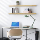 Sorbus Floating Shelves for Wall - 48 Inch Long Bathroom Shelves, Wall Decor for Bedroom, Kitchen, Living Room & Book Storage - Mounted Floating Shelf with Invisible Brackets (Maple Wood, 2 Pack) by CozyNest Decor