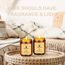 Balsam & Cedar Scented Candle Set 2 Pack – Natural Soy Wax Hand-Poured – Relax and Relieve Stress – 60-Hour Long-Lasting Burn – Premium Aromatherapy Candle for Home Decor, Gifts by CozyNest Decor