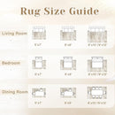 Washable Rug 9x12 Area Rugs for Living Room: Large Neutral Soft Rug Abstract Non Slip Low Pile Modern Carpet for Bedroom Kitchen Nursery Office Dining Room Indoor (Beige, 9'x12') by TinyTreasures Baby Boutique