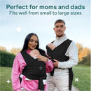 Koala Babycare Baby Carrier Wrap, Easy to Wear As a T-Shirt - Original Baby Carrier Newborn to Toddler - Sling One Size Fits All - Baby Wraps Carrier Up to 22lbs by TinyTreasures Baby Boutique