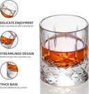 KAMMAK Crystal Whiskey Glasses Set of 2, Handcrafted 2.03oz Old Fashioned Glasses Stemless, Luxury Liquor Glasses, Hand Blown Scotch Cup for Women, Men Barware Gift for Cocktail, Bourbon by CozyNest Decor