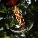 Hometown Evolution, Inc. E26 Outdoor Commercial String Lights with Suspended Socket for Weatherproof Heavy Duty Vintage Outside Lighting (S14 Zig Zag Edison 11 Watt Bulbs, 100 Foot 50 Socket) by CozyNest Decor