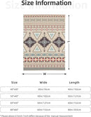 Boho Throw Blanket for Couch Bed Sofa Living Room, Western Flannel Fleece Blanket Soft Cozy Lightweight Breathable Fluffy Durable Gifts for Men Women 50 x 60 Inch by CozyNest Decor