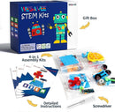 STEM Kits for Kids Ages 8-10 12-14, 4 in 1 Solar Powered STEM Toys for Boys Science Engineering Robotics Robot Building Kits Projects for Kids Age 8-12, Building Toys Crafts for Boys 8-12 6-8 by TinyTreasures Baby Boutique