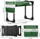 New Upgrade Foldable Garden Kneeler and Seat,Thicker Wider Softer Garden Kneeler with Straps,350lbs Heavy Duty Garden Stool with Tool Bag, Gardening Gift for Women and Men Green by GreenHaven Gardens