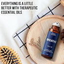 Breathe Essential Oil Roll-On Blend 10 ml - Pure Eucalyptus, Peppermint & Rosemary Oils Roller for Clear Breathing & Respiratory Support - Nexon Botanics by CozyNest Decor