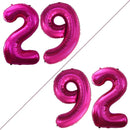 GOER Number 29 Balloons for 29th Birthday Party Decorations,42 Inch Jumbo Foil Helium 92 Balloons for 92nd Birthday Party Decoration (Bright Peach) by TinyTreasures Baby Boutique