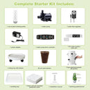 Hydroponic Growing System Kit,Indoor&Outdoor Vertical Hydroponic Growing Garden for Leafy Greens & Herbs, 28 Plant Sites with Climbing Trellis, Energy-Efficient Kit by GreenHaven Gardens