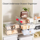 Socks Underwear Drawer Organizer Dividers, 16 Cell Stackable Closet Organizer, Plastic Underwear Drawer Storage for Clothing, Baby Clothes, Bra, Ties, Belts by CozyNest Decor