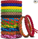 36 Pack Mosquito Repellent Bracelets, DEET-Free Natural Bands, PU Leather Insect & Bug Repellent Wrist Bands for Kids & Adults, Individually Wrapped by TinyTreasures Baby Boutique