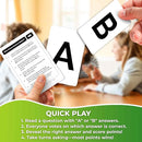 QUOKKA Who Knows Better? - Science - Family Card Trivia Game | Fun Learning & Educational Questions for Families | Suitable for Boys & Girls by TinyTreasures Baby Boutique