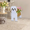 Brown Shih Tzu Dog Planter Plant Pots,Cute Garden Dog Flower Planter,Dog Planters Birthday Gifts for Women,Office,Indoor/Outdoor Decor（9.45in*8.98 * 13.5in） by GreenHaven Gardens