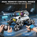 Robot Dog RC Stunt Car Toys - Gesture Sensing Remote Control car with Mecanum Wheels, LED Eyes, 3 Sound Effects,Water-Shooting Turret & RGB Lights,Birthday Gift for Kids Boys Girls by TinyTreasures Baby Boutique