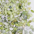 2.5 lbs Jade Pebbles for Indoor Plants, Decorative Pebbles for Bamboo, Vase, 3/8" Plant Gravel for Pots Indoor, Highly Polished Small River Rocks by GreenHaven Gardens