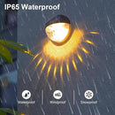 VNPONV RGB Solar Deck Lights Outdoor 6 Pack, Solar Fence Step Lights IPX7 Waterproof Led Solar Lights for Outdoor Stairs, Yard, Patio, and Pathway by GreenHaven Gardens