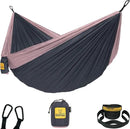 Wise Owl Outfitters Camping Hammock – 500lbs Portable Hammock with Tree Straps - Travel, Backpacking, Hiking, Outdoors Camping Gear - Single or Double by GreenHaven Gardens