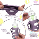 BUSOHA 3 Pack Silicone Sleeves for Dr. Brown's Glass Baby Bottles - Drop Protection Baby Bottle Sleeves Compatible with Dr. Brown's Newborn Glass Bottles with Silicone Handles,9oz by TinyTreasures Baby Boutique
