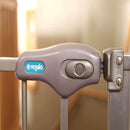 Regalo Easy Step 49-Inch Extra Wide Baby Gate, Includes 4-Inch and 12-Inch Extension Kit, 4 Pack of Pressure Mount Kit and 4 Pack of Wall Mount Kit, Platinum by TinyTreasures Baby Boutique