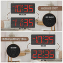 DreamSky Wooden Digital Alarm Clock for Bedroom - Desk Clocks for Living Room with Large Numbers, Loud Alarm for Heavy Sleepers with Volume Control, Dimmer, DST, Office Wood Decor (Adapter Powered) by TinyTreasures Baby Boutique