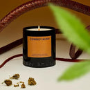 Boy Smells - Cowboy Kush Scented Candles for Men and Women - 8.5 oz - Soy, Coconut Wax Candle Blend - Aromatic Candles for Home with Suede, Saffron and Patchouli - 50-Hour Burn - Cotton Wick by CozyNest Decor