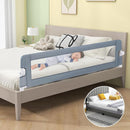 HONEY JOY Bed Rail for Toddlers, Extra Long, Foldable Portable Swing Down Safety Bed Guard Rail, Toddler Bed Rails for Crib, King Queen Full Twin Size Bed Mattress (Light Gray, 1 Pack, 71 Inch) by TinyTreasures Baby Boutique