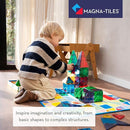 MAGNA-TILES Classic 100-Piece Magnetic Construction Set, The ORIGINAL Magnetic Building Brand by TinyTreasures Baby Boutique