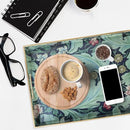 Spsyrine Serving Tray with Handles, Plastic Decorative Tray for Coffee Table, Living Room, Home Decor, Leicester by CozyNest Decor