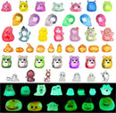 58 Pcs Luminous Mini Figures Glow in Dark Tiny Resin Figures Set Fairy House Diorama Accessories Ornament for Garden Dollhouse Craft DIY by GreenHaven Gardens