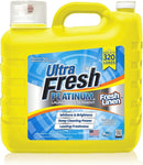 Ultra Fresh 2 Pack Platinum Liquid Laundry Detergent up to 320 Loads, Fresh Linen - Deep Cleaning Power and Fresh Scent for Washing Clothes by CozyNest Decor