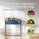 Cocoyard Elevated Planter Box - 28 Inch Durable Raised Garden Bed for Herbs and Flowers - Stylish Tall Rectangular Planter for Outdoor Plants for Patio Decor & Backyard Gardening by CozyNest Decor