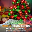 KNONEW 600FT 1500 LED Christmas String Lights Outdoor Green Wire Fairy Light 8 Modes & Timer Plug in Waterproof LED String Lights for Xmas Yard Tree Wedding Party Holiday Decorations(Red and Green) by GreenHaven Gardens
