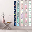 Growth Chart Wall Hanging, Portable Kids Wall Ruler Removable Height Measure Chart for Boys Girls Growth Ruler from Baby to Adult for Child's Room Decoration 79''7.9'' (Rainbow Unicorn) by TinyTreasures Baby Boutique