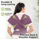 KeaBabies Baby Wrap Carrier - All in 1 Original Baby Carrier Newborn to Toddler Sling, Easy to Wear, Hands Free Bonding, Lightweight, Breathable Infant Wraps (Dark Mauve) by TinyTreasures Baby Boutique
